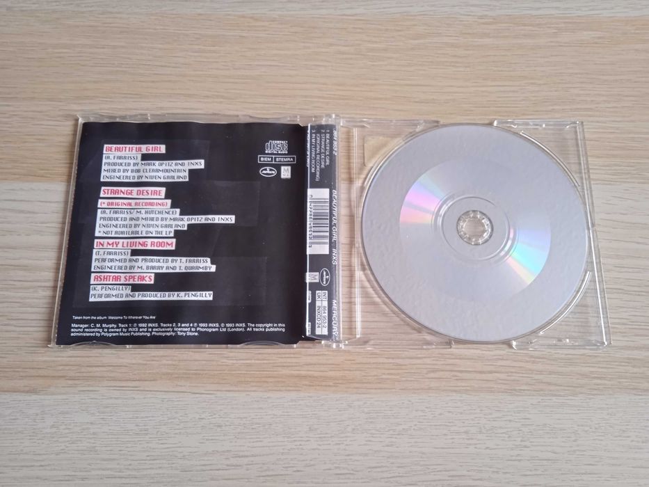 3 płyty CD Maxi-Single INXS *Beautiful Girl, Please, Shining Star