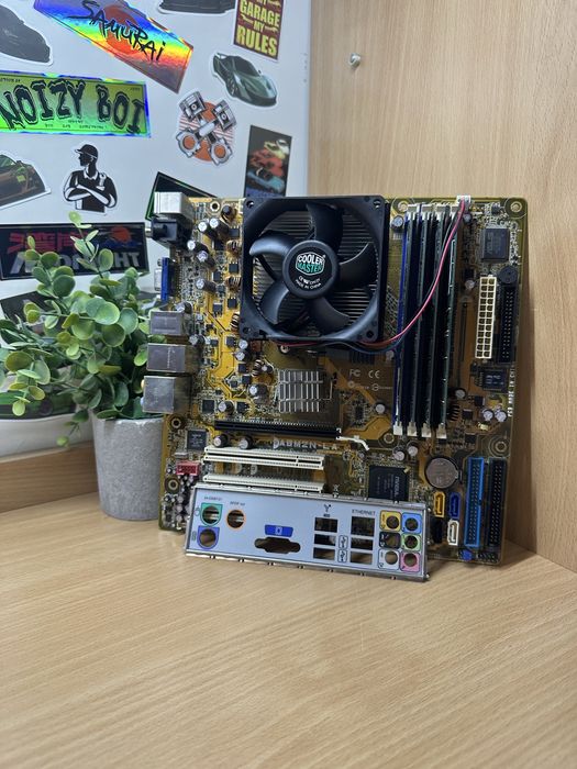 Płyta główna z procesorem + pamięć ram