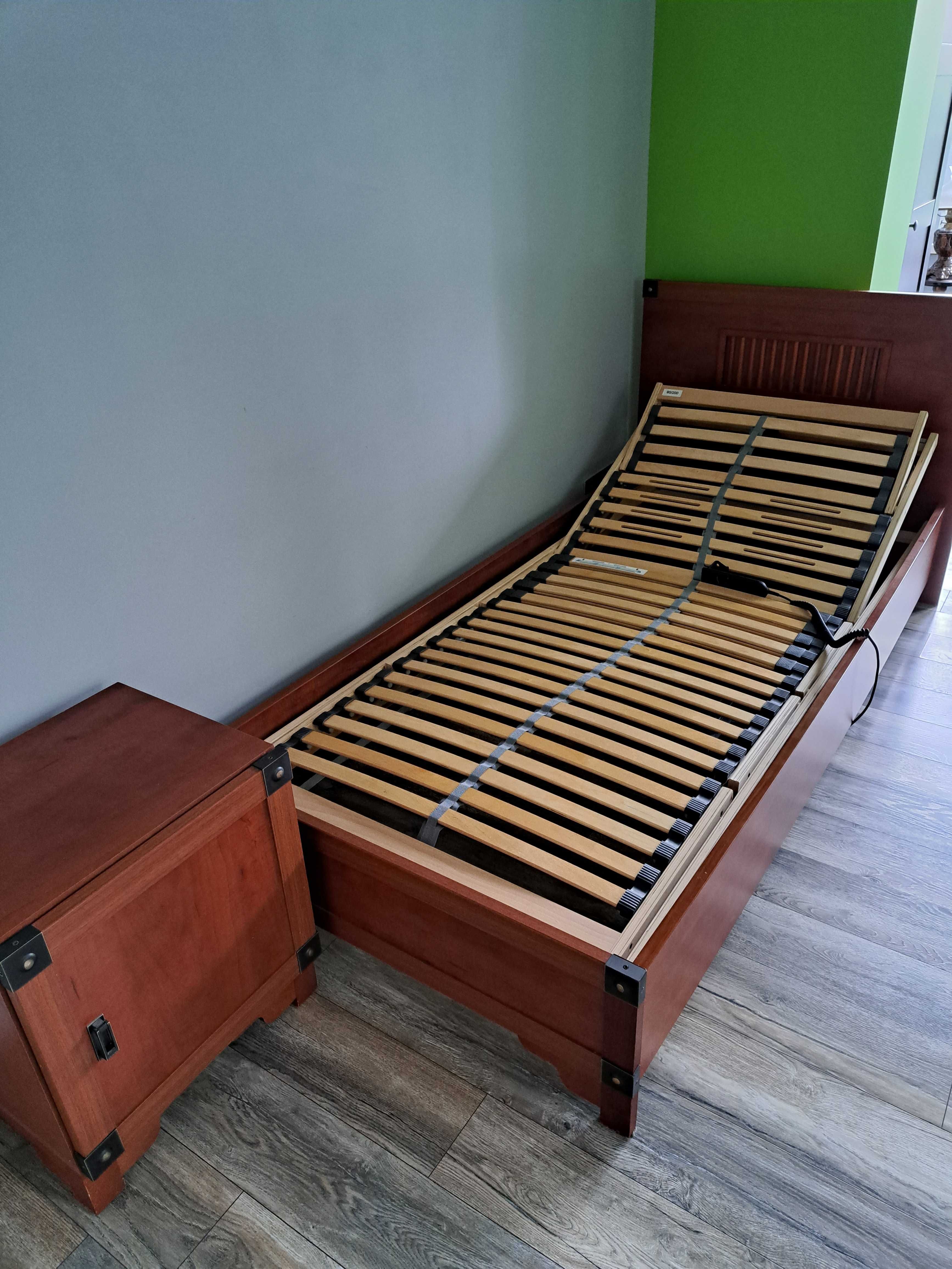 Łóżko z regulacją elektryczną 90cm + szafka meble vox imperium