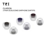 CLARION TRI Tipsy (nakładki) do słuchawek IEM, Wszystkie rozmiary