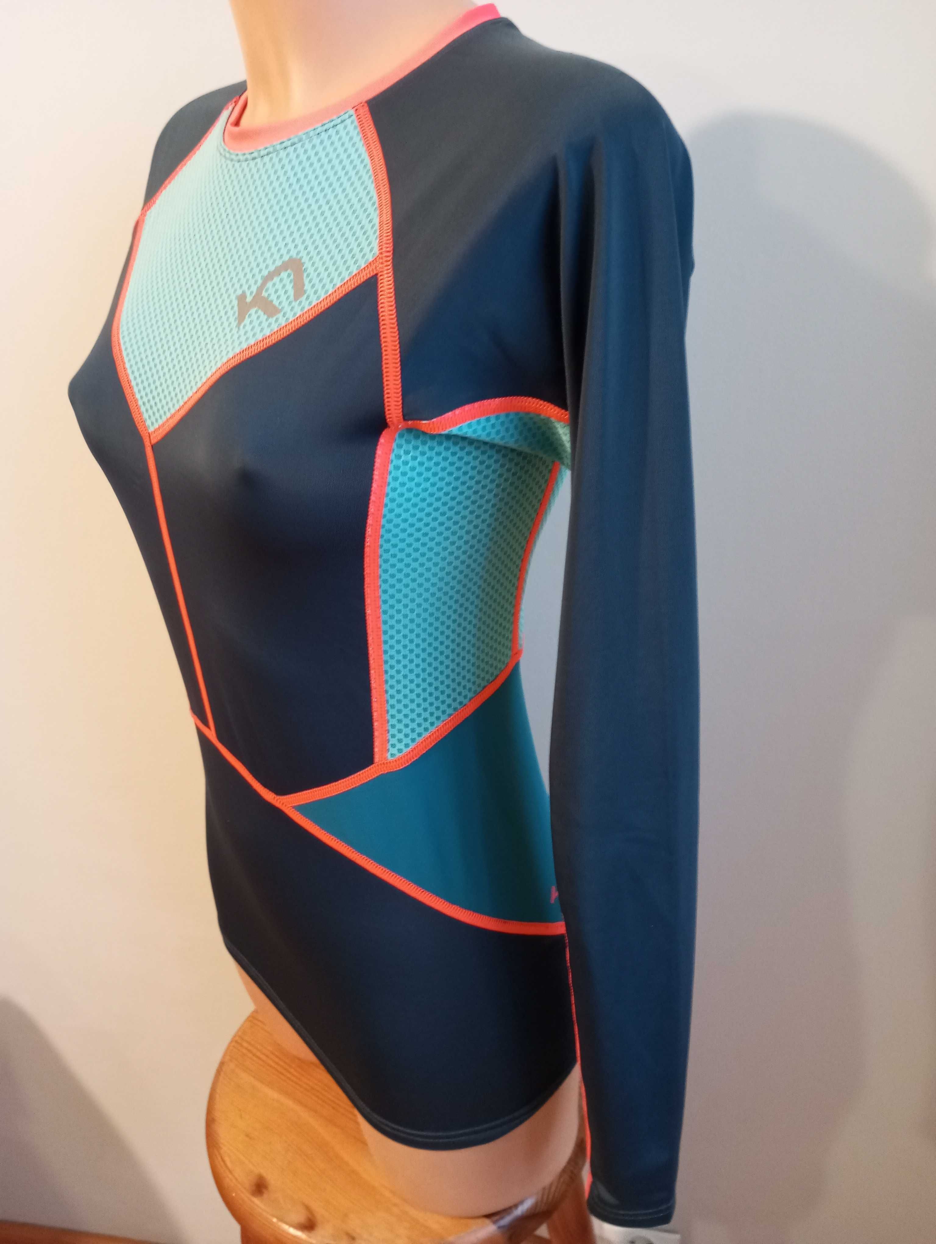 Longsleeve sportowy Kari Traa treningowy do biegania rozm.XS/34/6