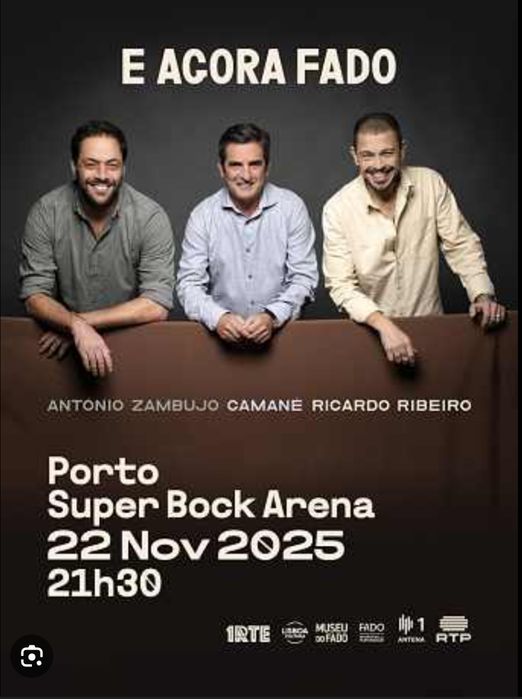 E Agora Fado - Zambujo, Camané e Ricardo Ribeiro