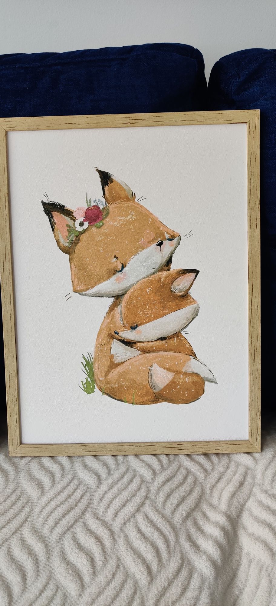 Obrazki 30x40 cm pokój dziecięcy zwierzątka lisek panda miś