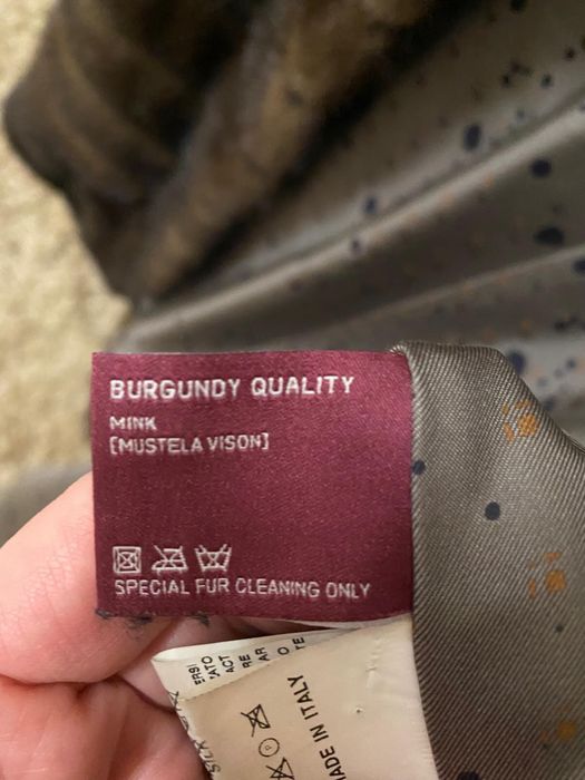 Шуба коричнева норкова