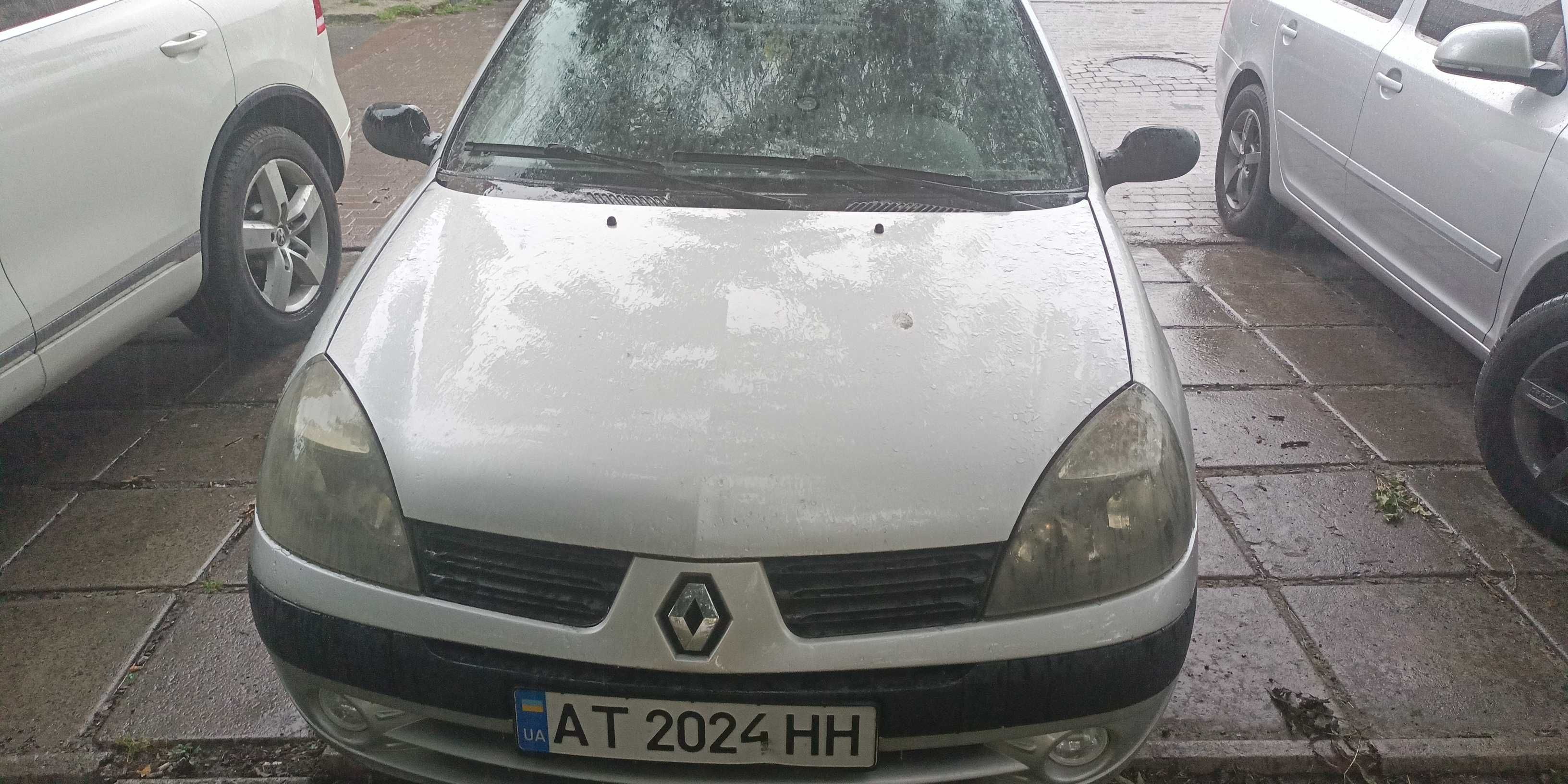 Доглянутий економний сімейний седан 2005pRENAULT CLIO SYMBOLсірий 1.4i