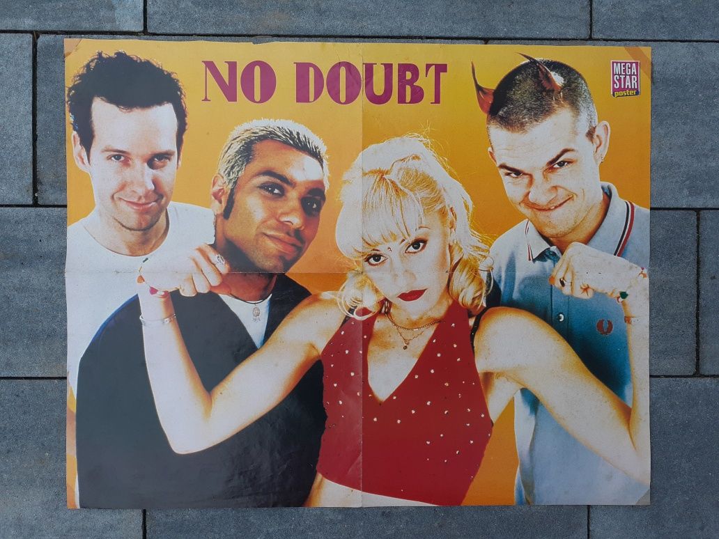 Rozkładany plakat (retro!) zespołu No Doubt