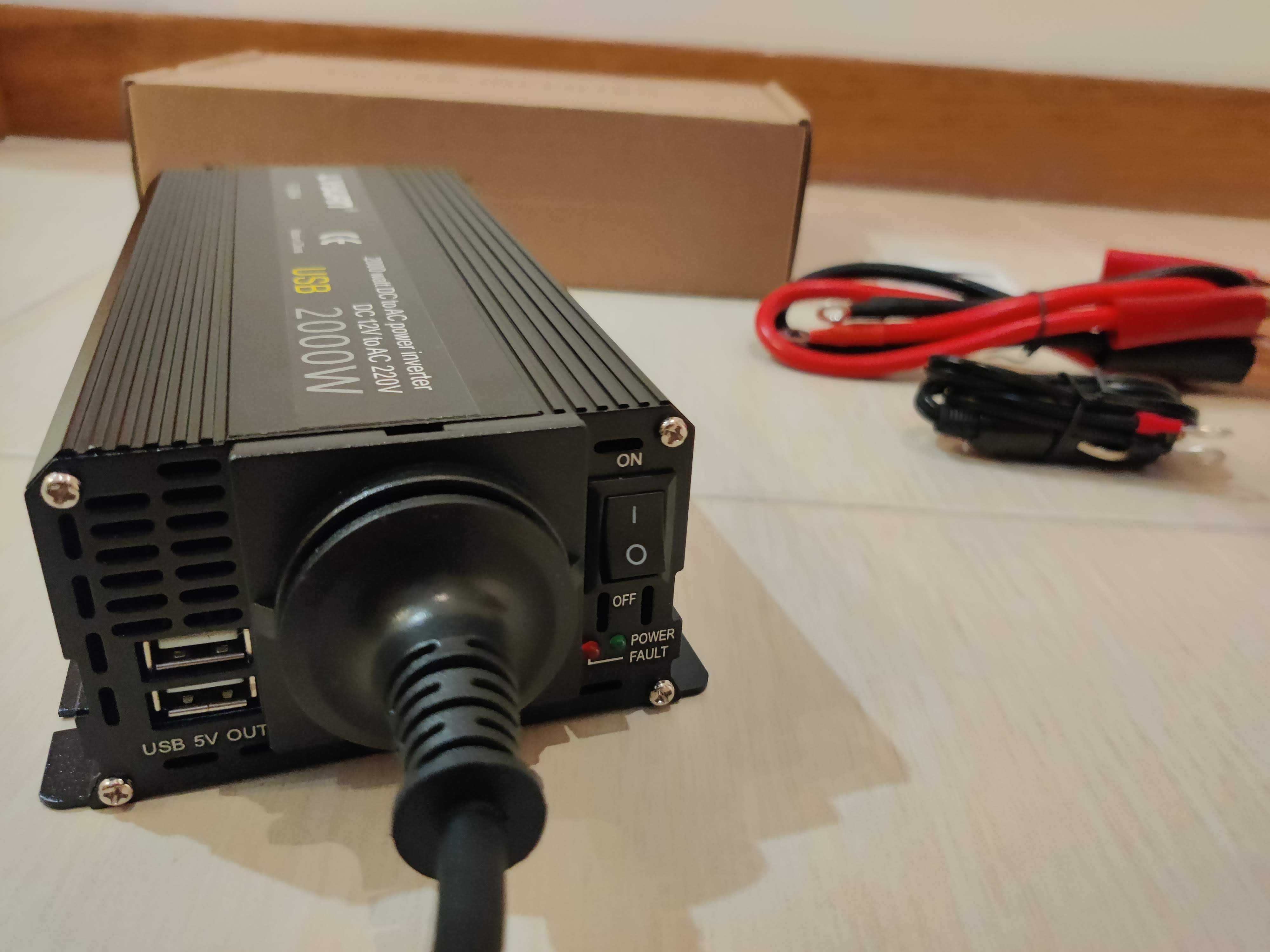 [NOVO] Inversor / Conversor Potência 2000W [12V - 220V] Transformador