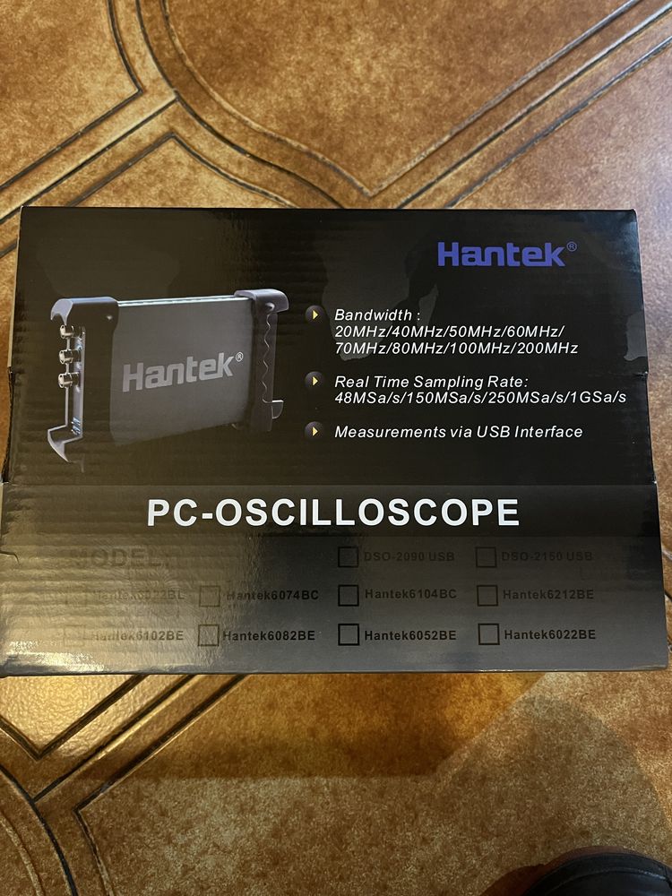 Hantek osciloscopio de 2 canais