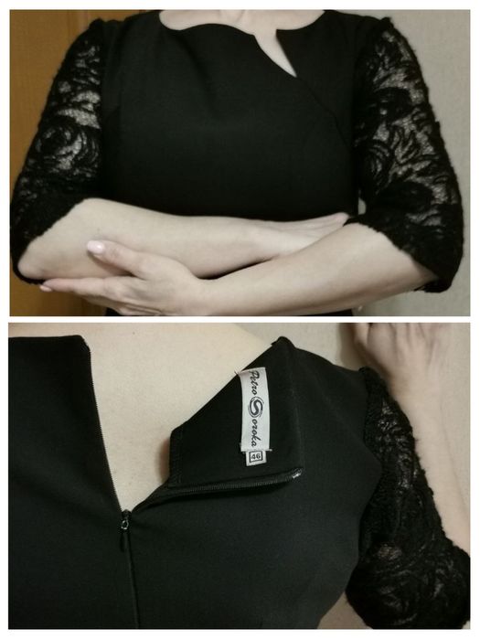 Трикотажные платья на змейке по спинке