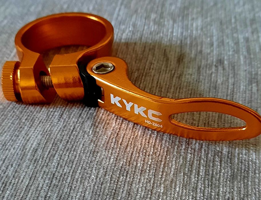 хомут подсидельного штыря крепление на раму зажим эксцентрик