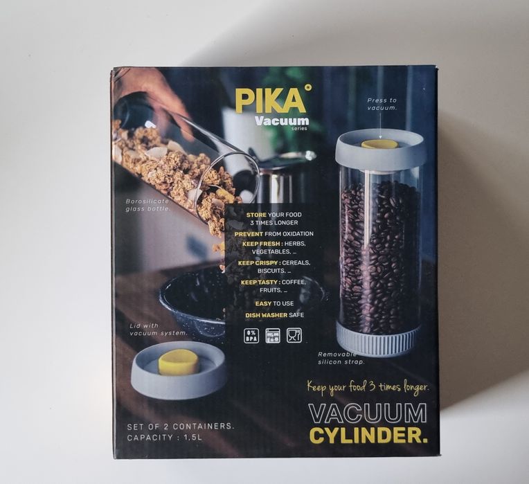 Szklane pojemniki próżniowe - PIKA