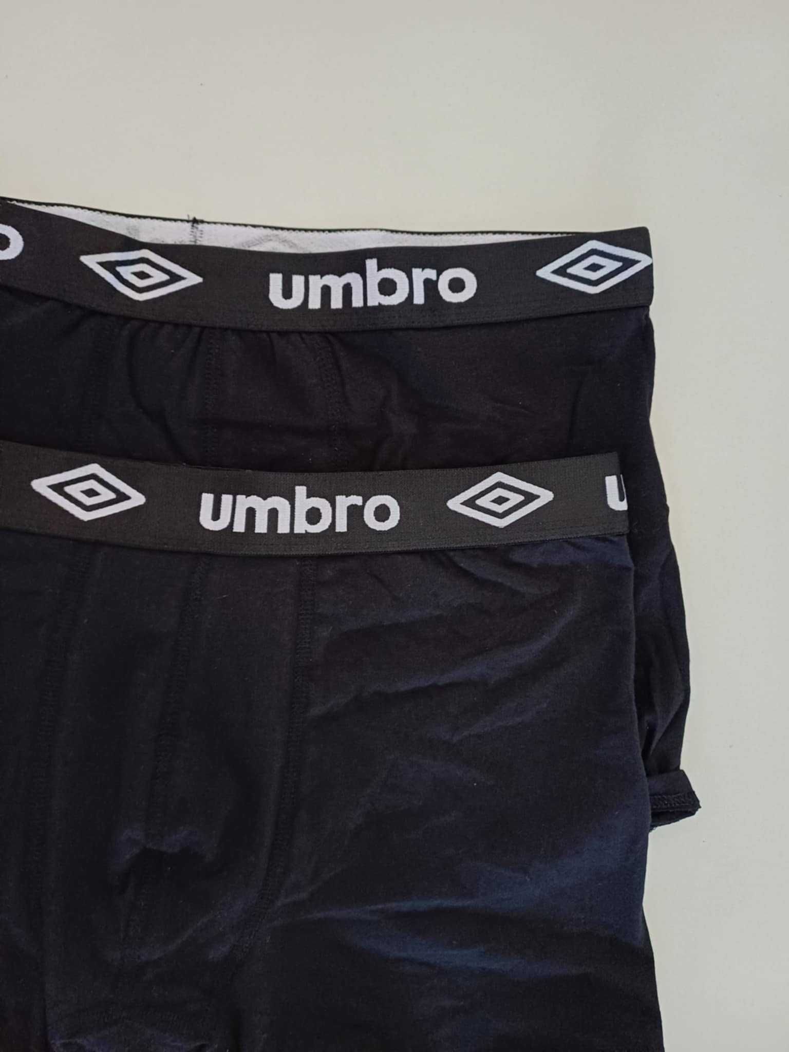 nowe  bokserki czarne Umbro XL 2 pary bawełniane bawełna