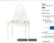 Toaletka Hemnes Ikea + taboret