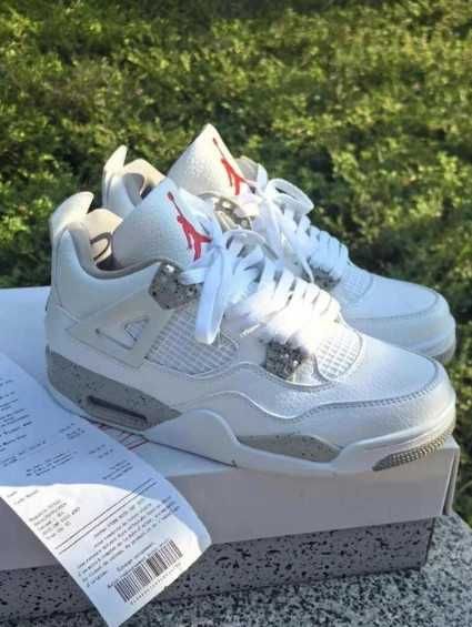 Buty meskie Mokasyny Jordan_4_Retro_White_Oreo R.44