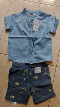 Костюм літній для хлопчика ( джинсова сорочка та шорти )