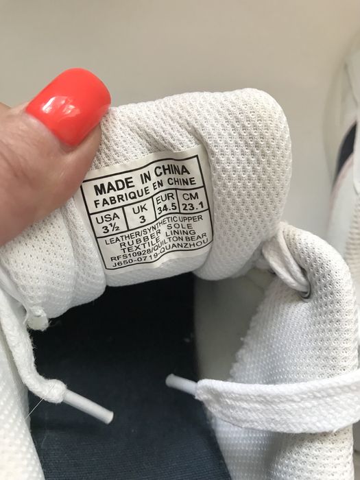 Кросівки Білі. POLO. Ralph Lauren. Оригінал. 34,5/35 розмір.  23 см