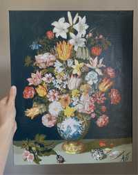 Картина маслом 40х50 «Весняні квіти»
