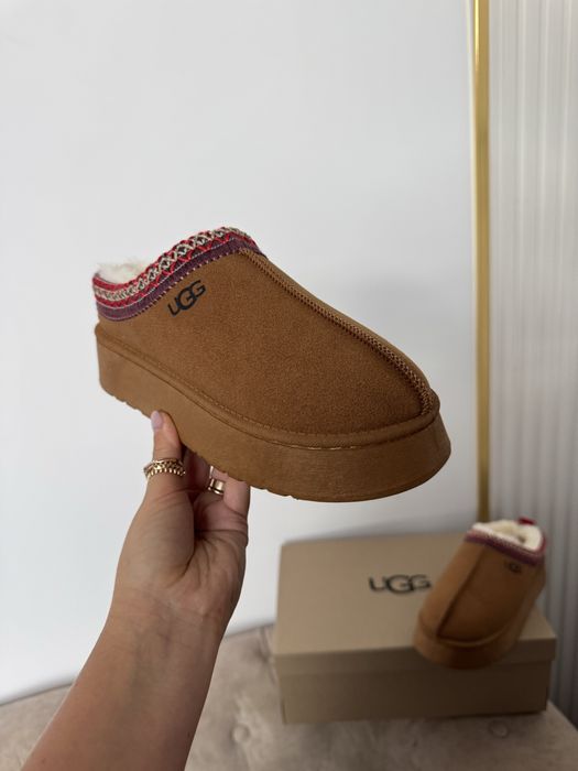 Ugg tazz tasman коричневі чорні всі розміри, лого, фото вживу. Олх