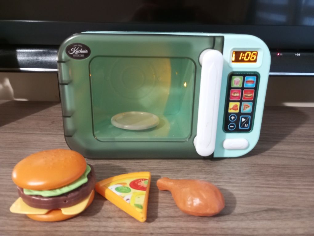 Zabawkowa mikrofalówka kuchenka mikrofalowa