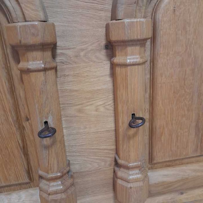 Komoda drewniana dębowa