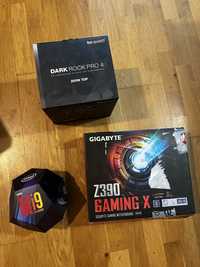I9 9900K + Gigabyte Z390 gaming x + be quiet! Dark Rock 4 Pro