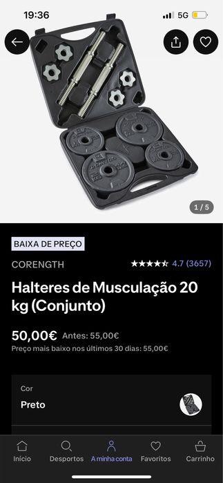 Pesos de 10kg musculaçao