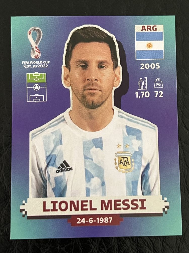 Cromos Mundial 2022 Messi CR7 Cristiano Ronaldo