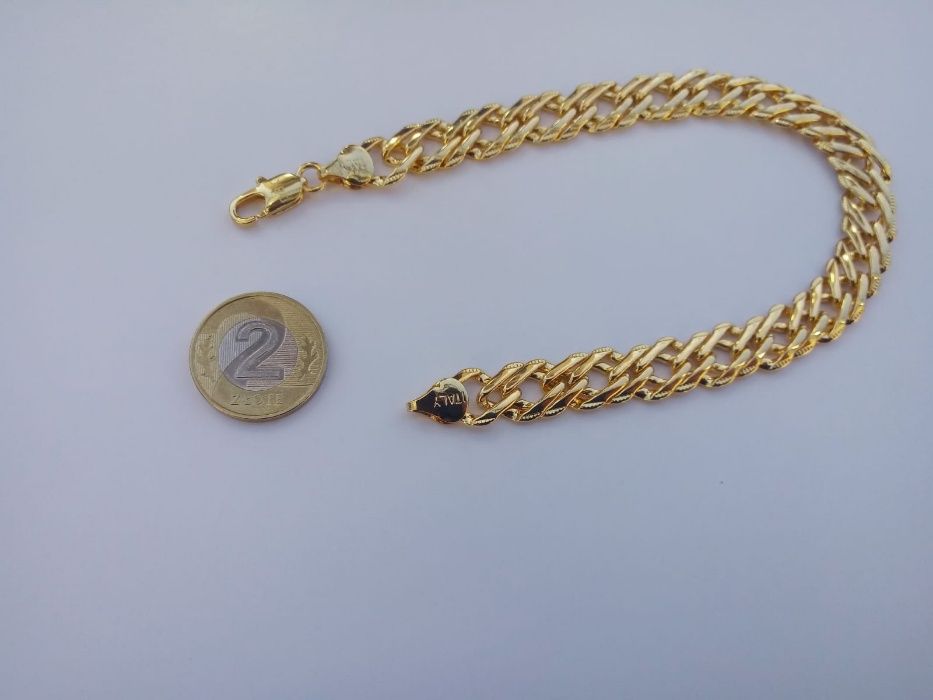 pozłacana bransoletka,złota bransoletka,ITALY, Biżuteria, złoto, AUDI