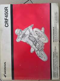 Manual Honda crf 450r