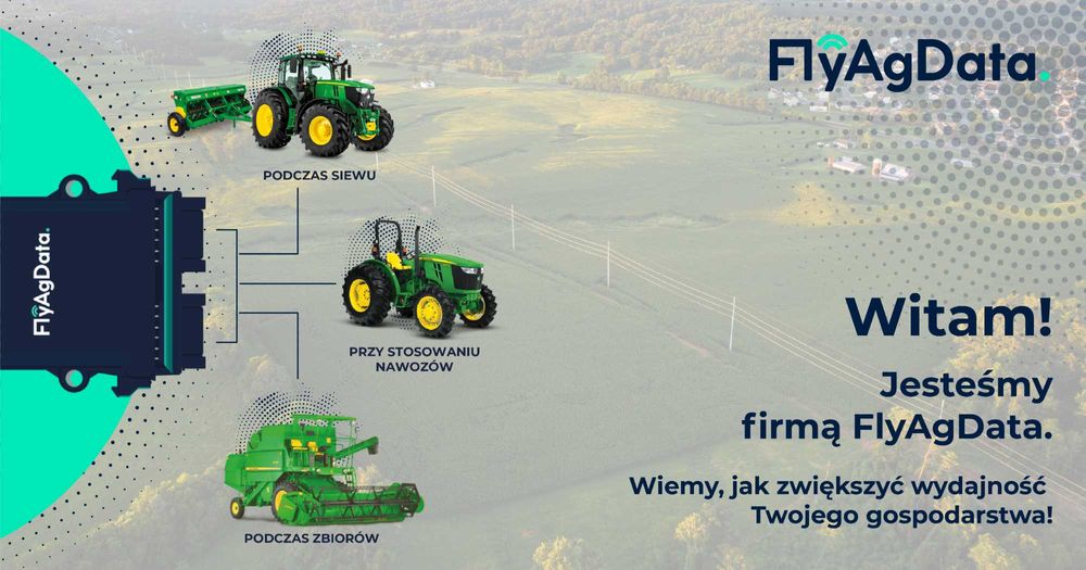 System telematyczny FlyAgData - kontrola jakości procesów rolniczych