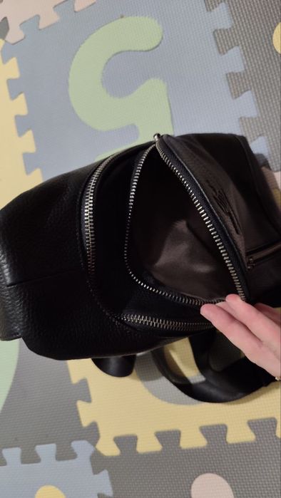 Сумка шкіряна через плече слінг