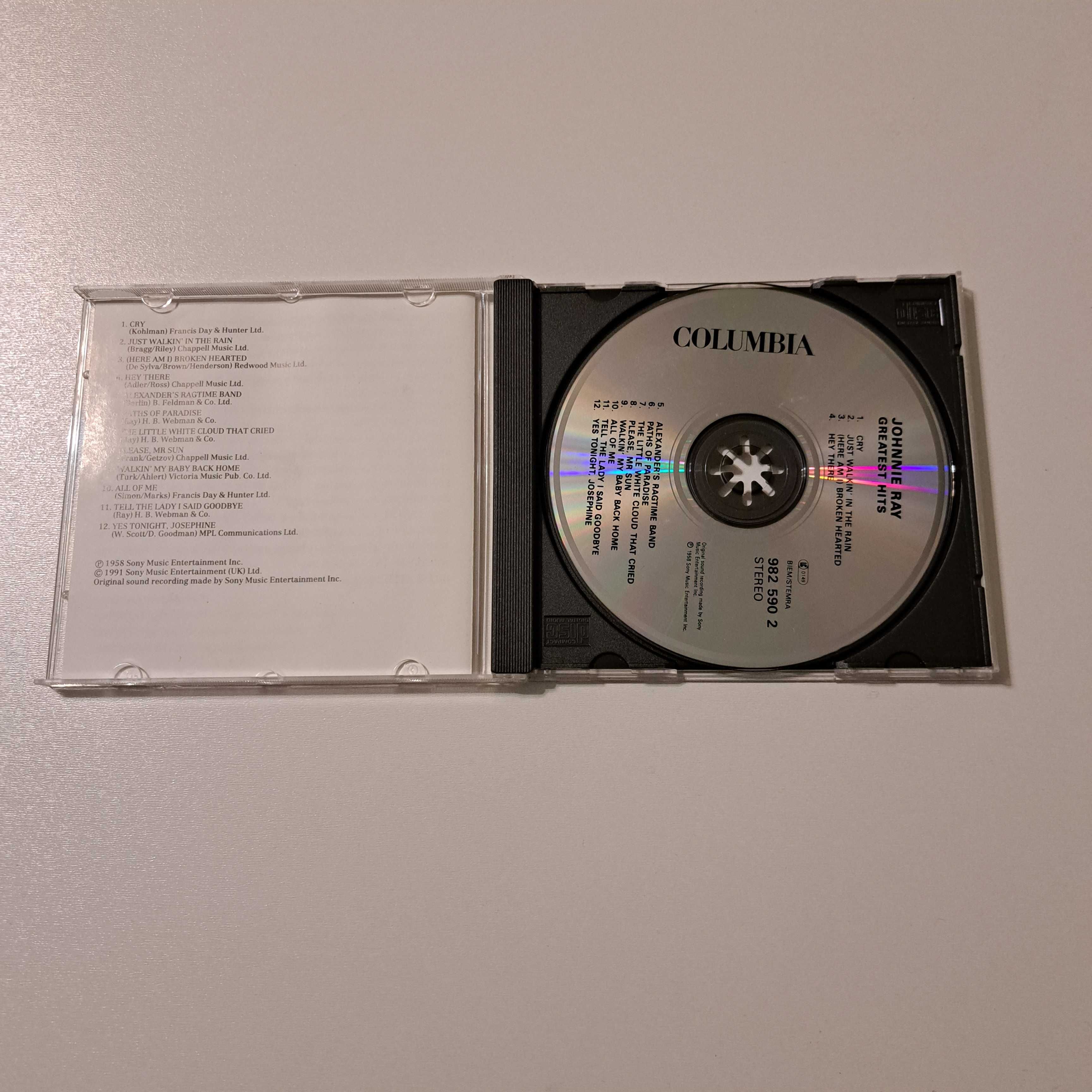 Płyta CD  Johnnie Ray's - Greatest Hits  nr729