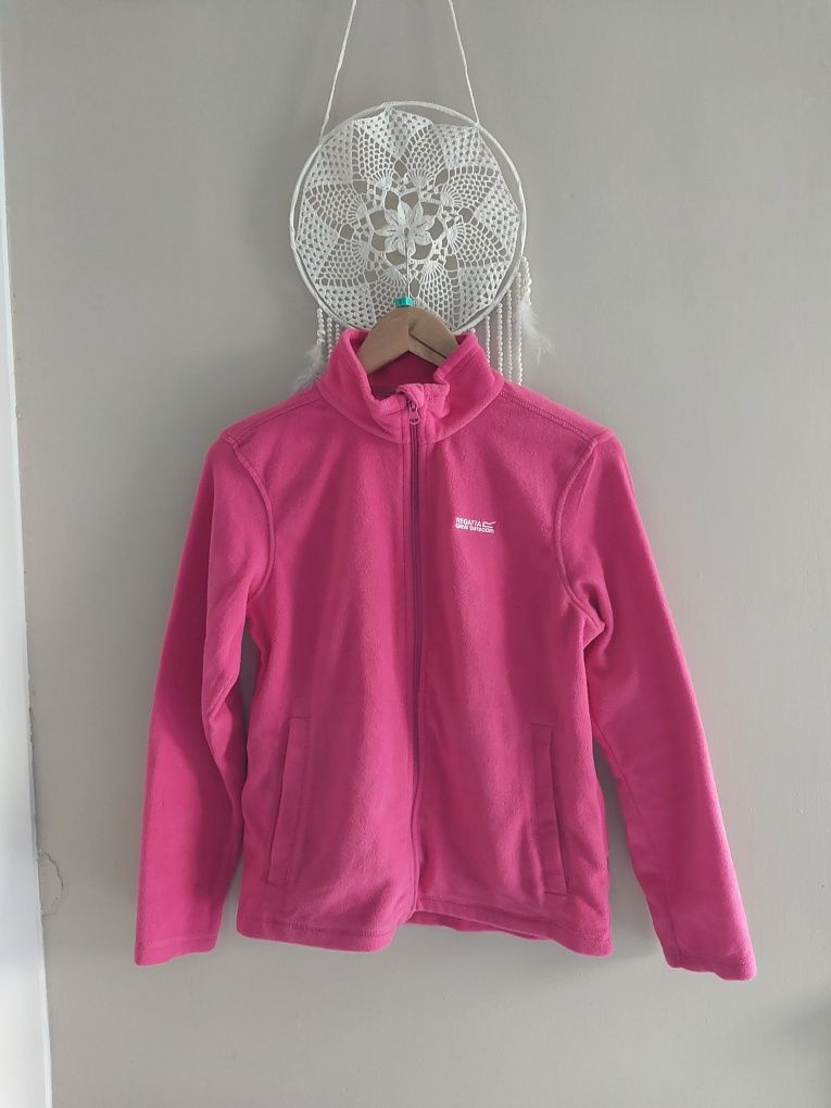 Nowy cienki  polar 158 Regatta różowy bluza
