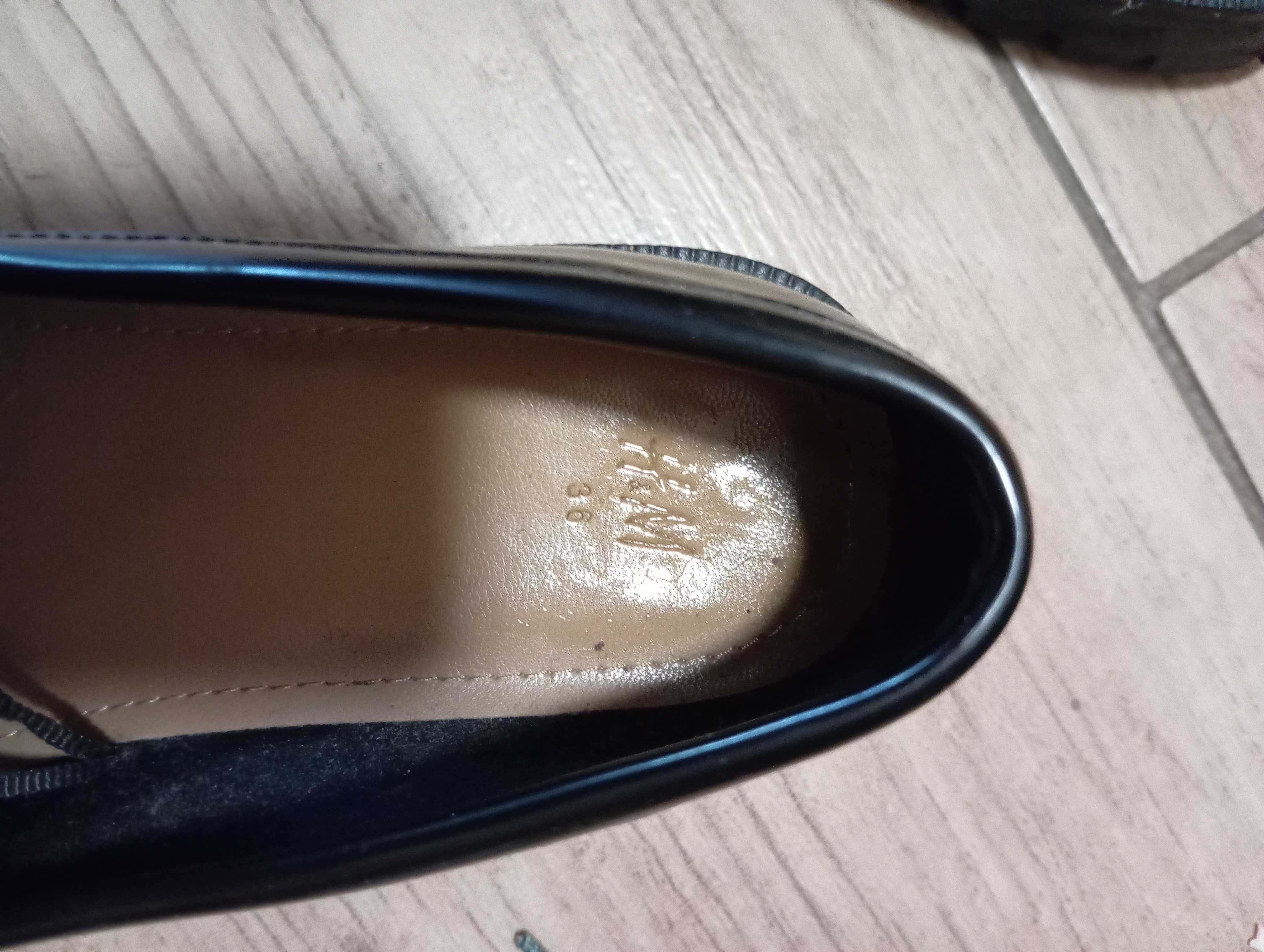 Mokasyny h&m 36 czarne