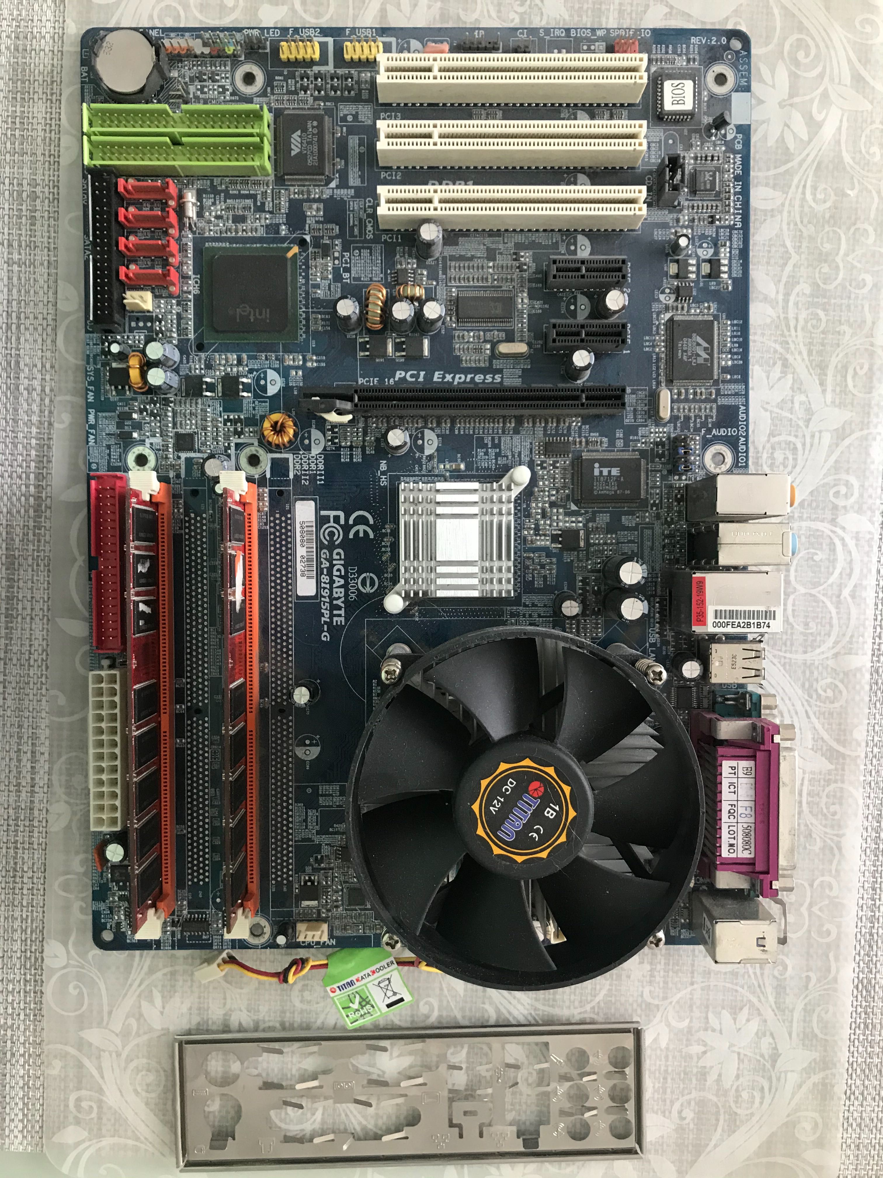 Материнская плата Gigabyte GA-8I915PL-G