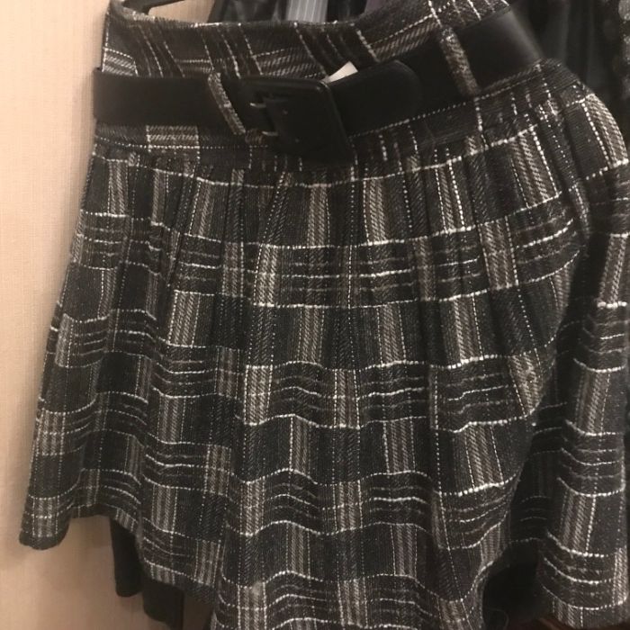 Юбка в клетку Zara на подкладке