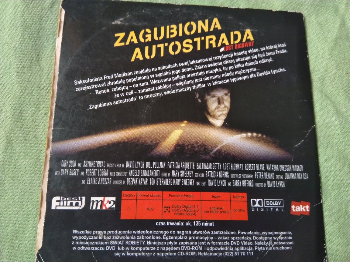 Zagubiona autostrada film dvd - David Lynch