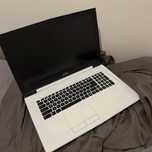 Laptop gamingowy MSI gtx 1070, i7 6700k, 32 gb ram bialy