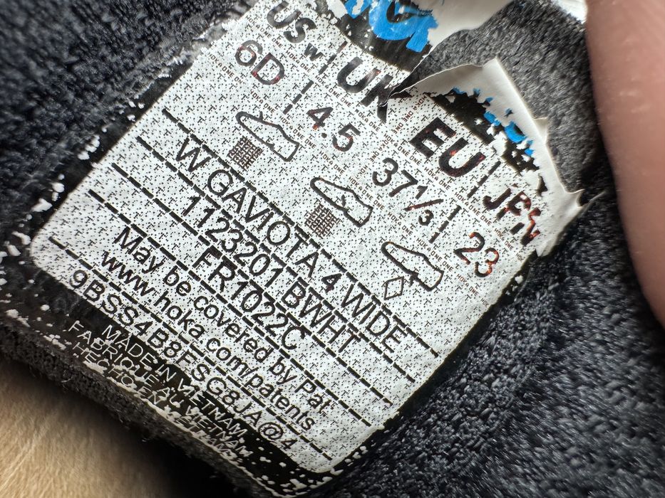 Оригінал 37 Розмір Кросівки Hoka One One Gaviota 4 Wide