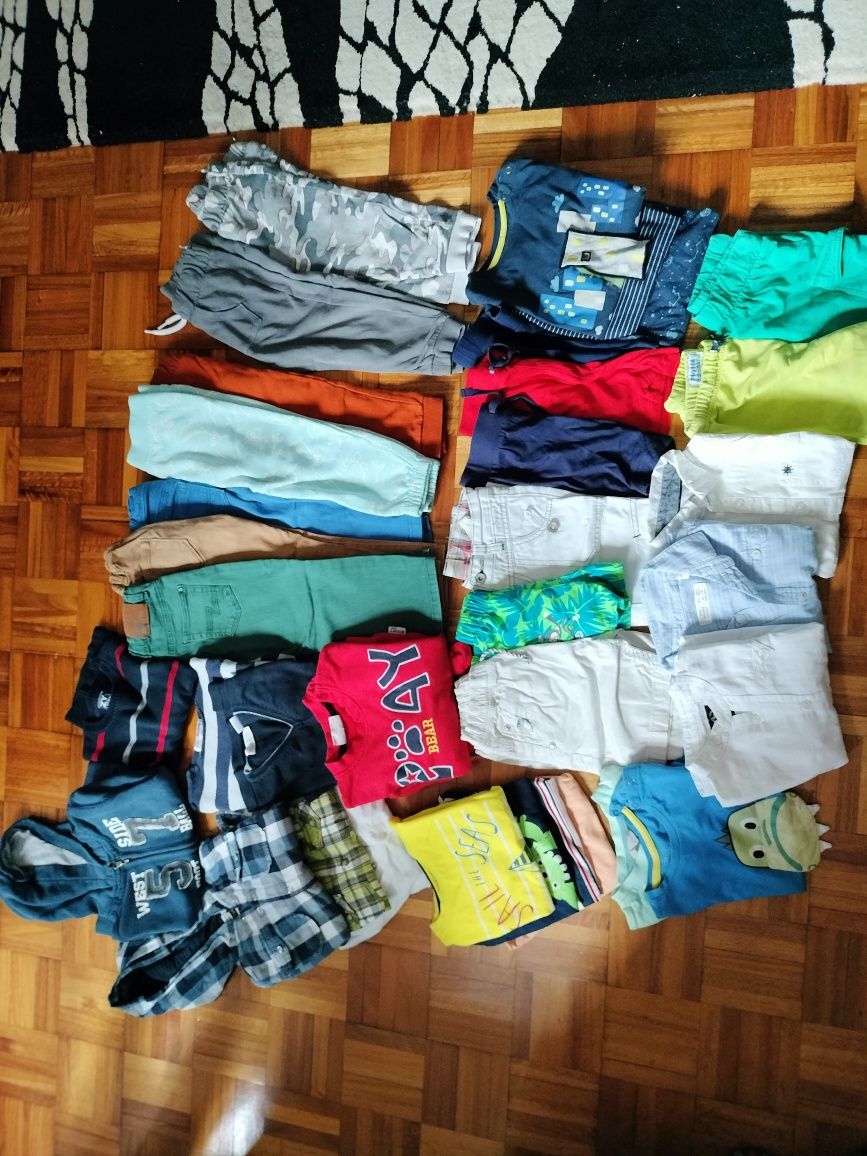Lote roupa bebê menino