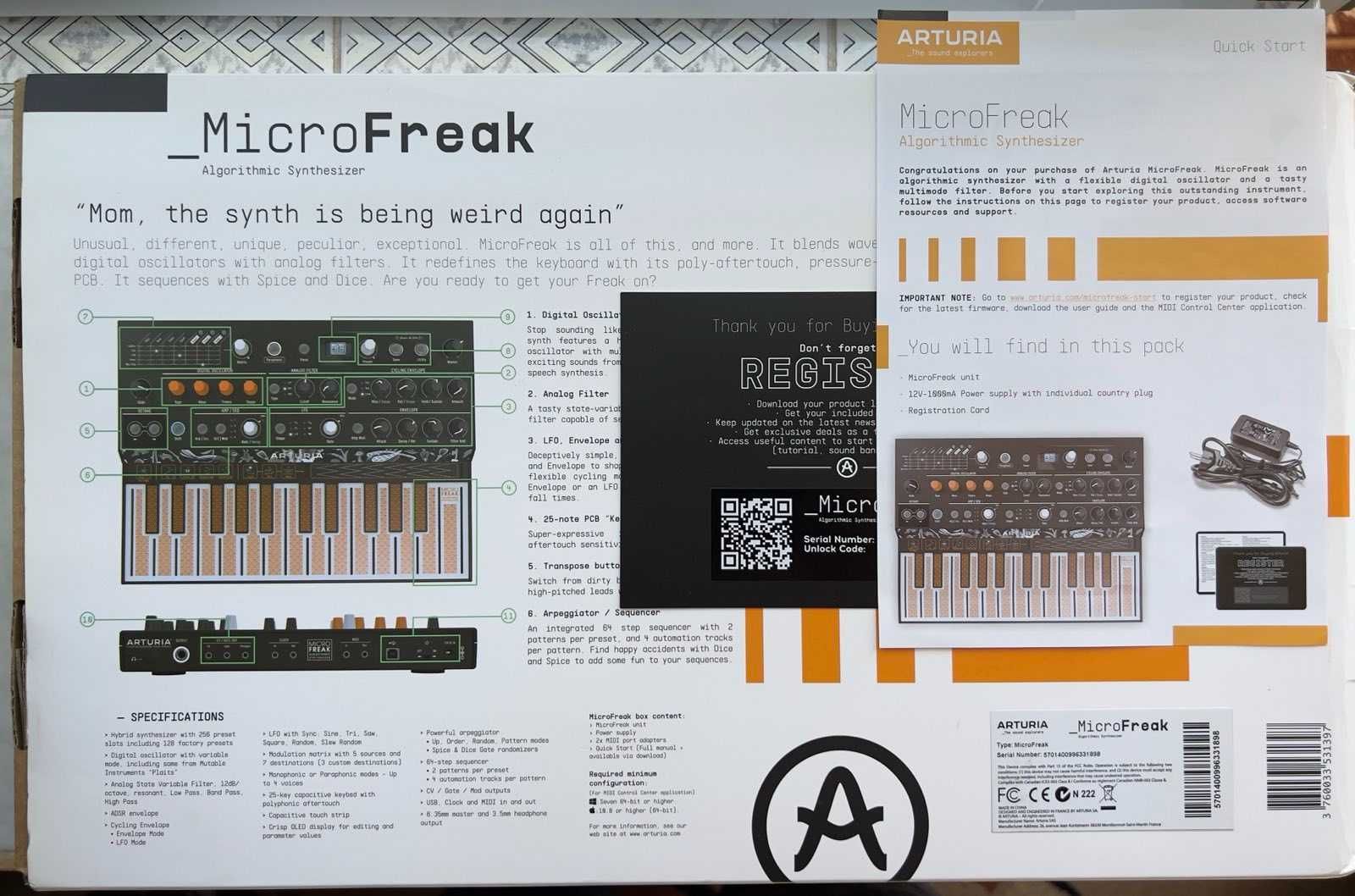 Arturia MicroFreak +Jack 6.3