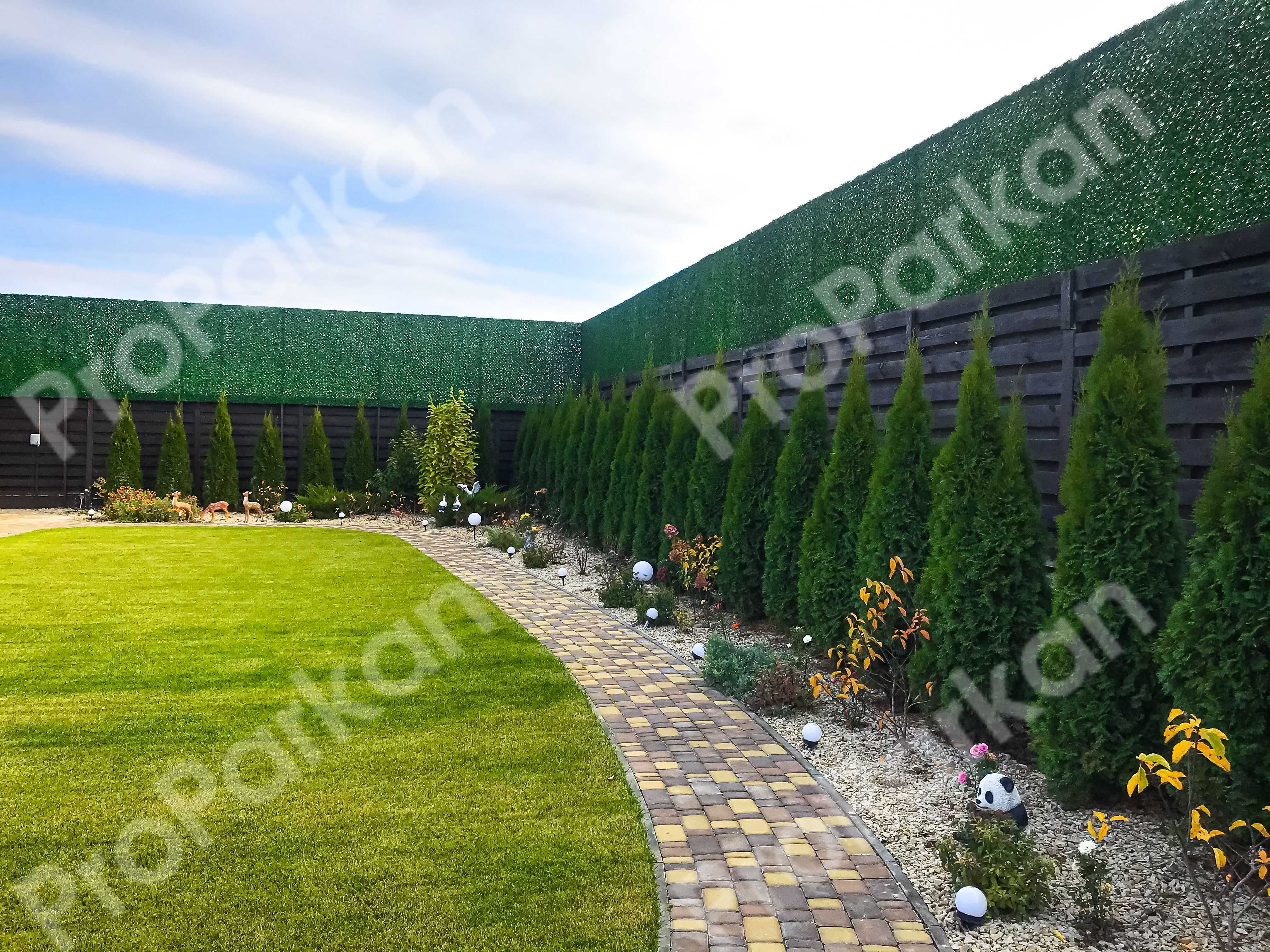 Зеленый забор, Зелений паркан, декоративна огорожа