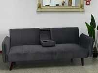 Sofá cama cinza NOVO!! entrega gratis
