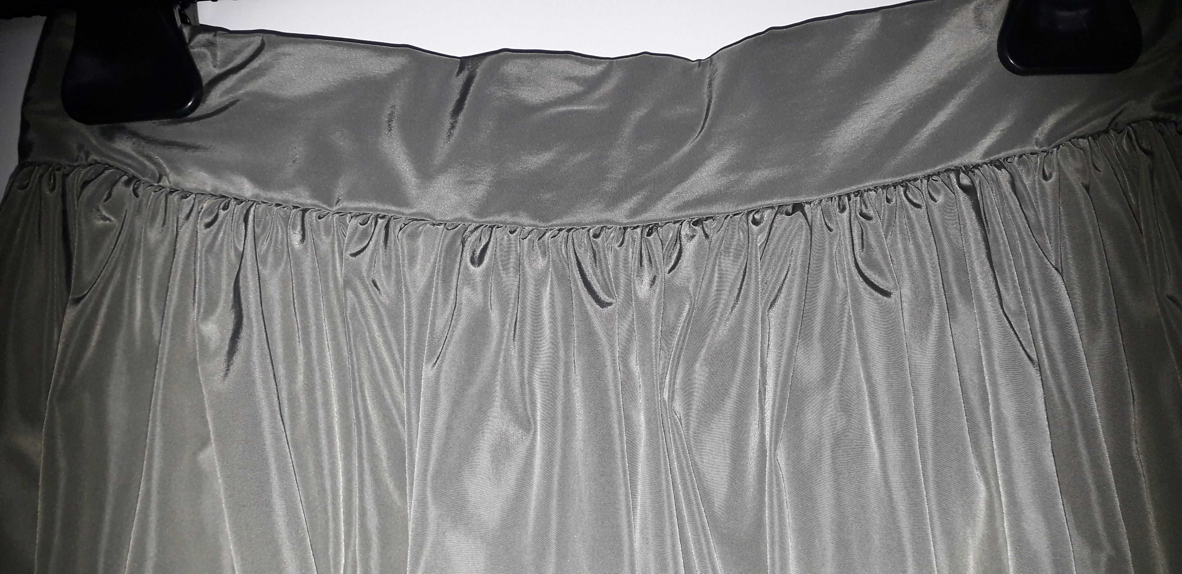 szykowna spódnica, dł. 90 cm, zgniła zieleń - rozm. M Unisono, z metką