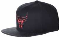 czapka Mitchell & Ness Chicago Bulls uniwersalna regulowana czarna NBA