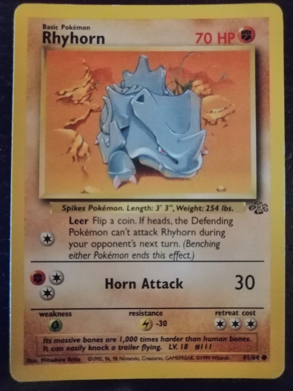 Rhyhorn primeira edição