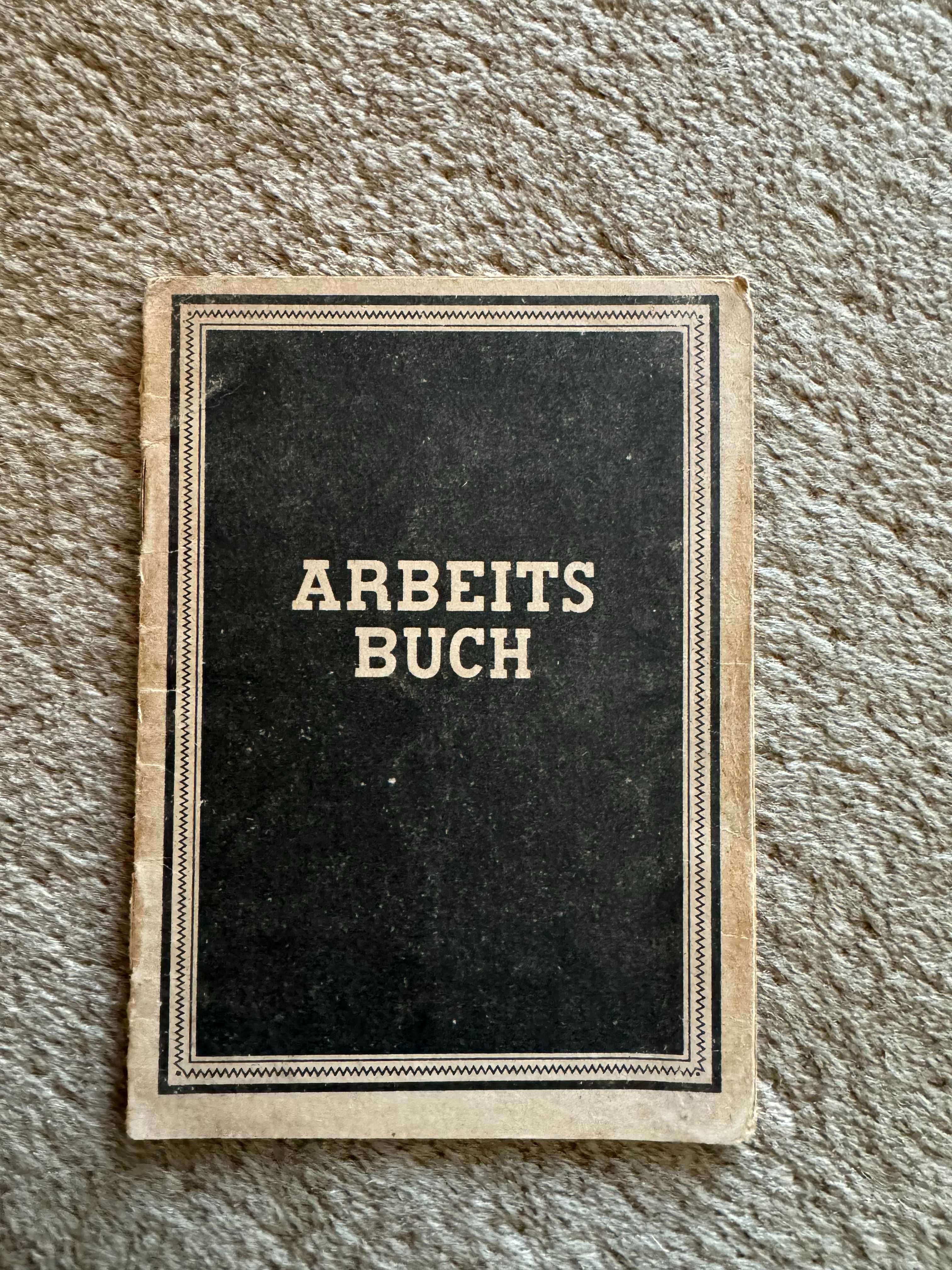 Arbeits Buch, documento historico-militar