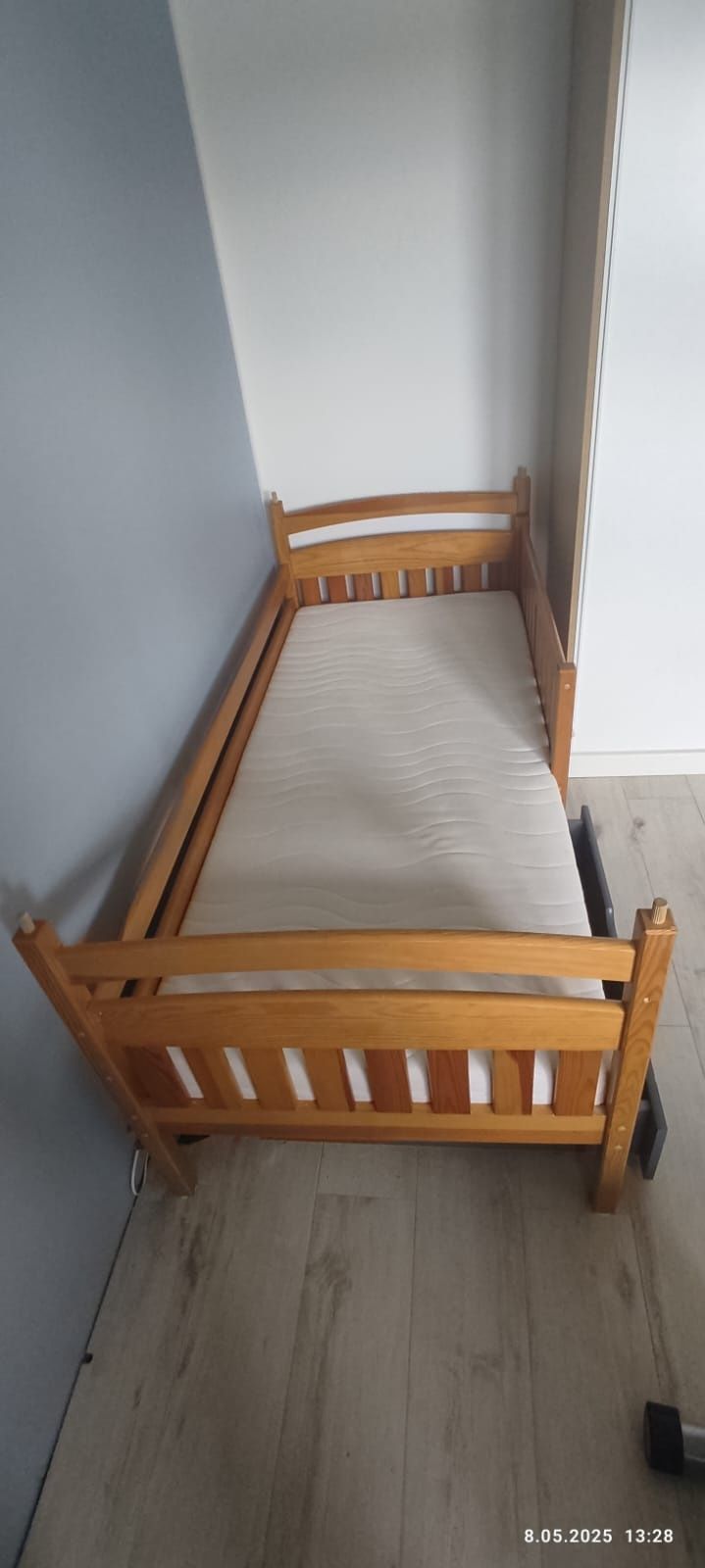 Łóżko piętrowe drewniane firmy Lano meble