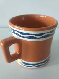 Kubek ceramiczny terakota Klippan Keramik Szwecja