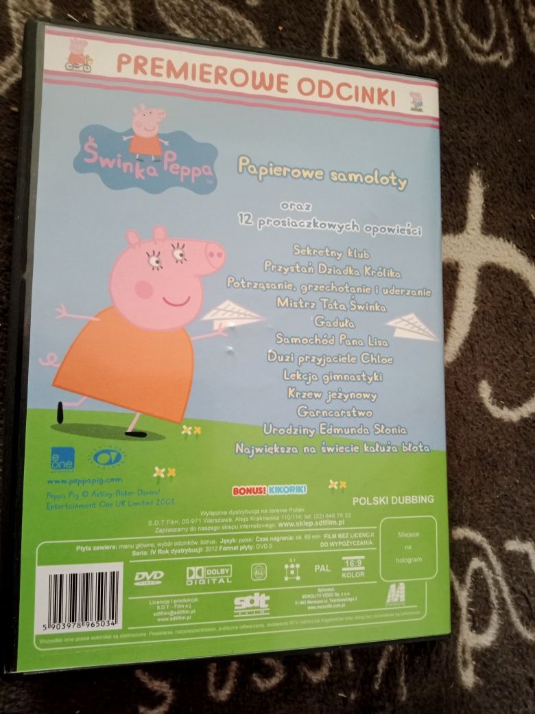 Świnka Peppa Papierowe samoloty